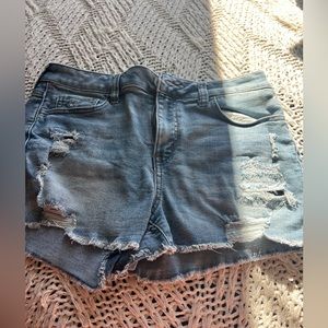 SO high rise jean shorts. size 11/30